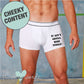 Men's Funny Ride Itself Boxer Shorts