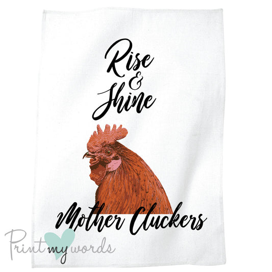 Rise & Shine Chicken Tea Towel