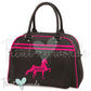 Personalised Equestrian Retro Bowling Bag - Saddlebred Design