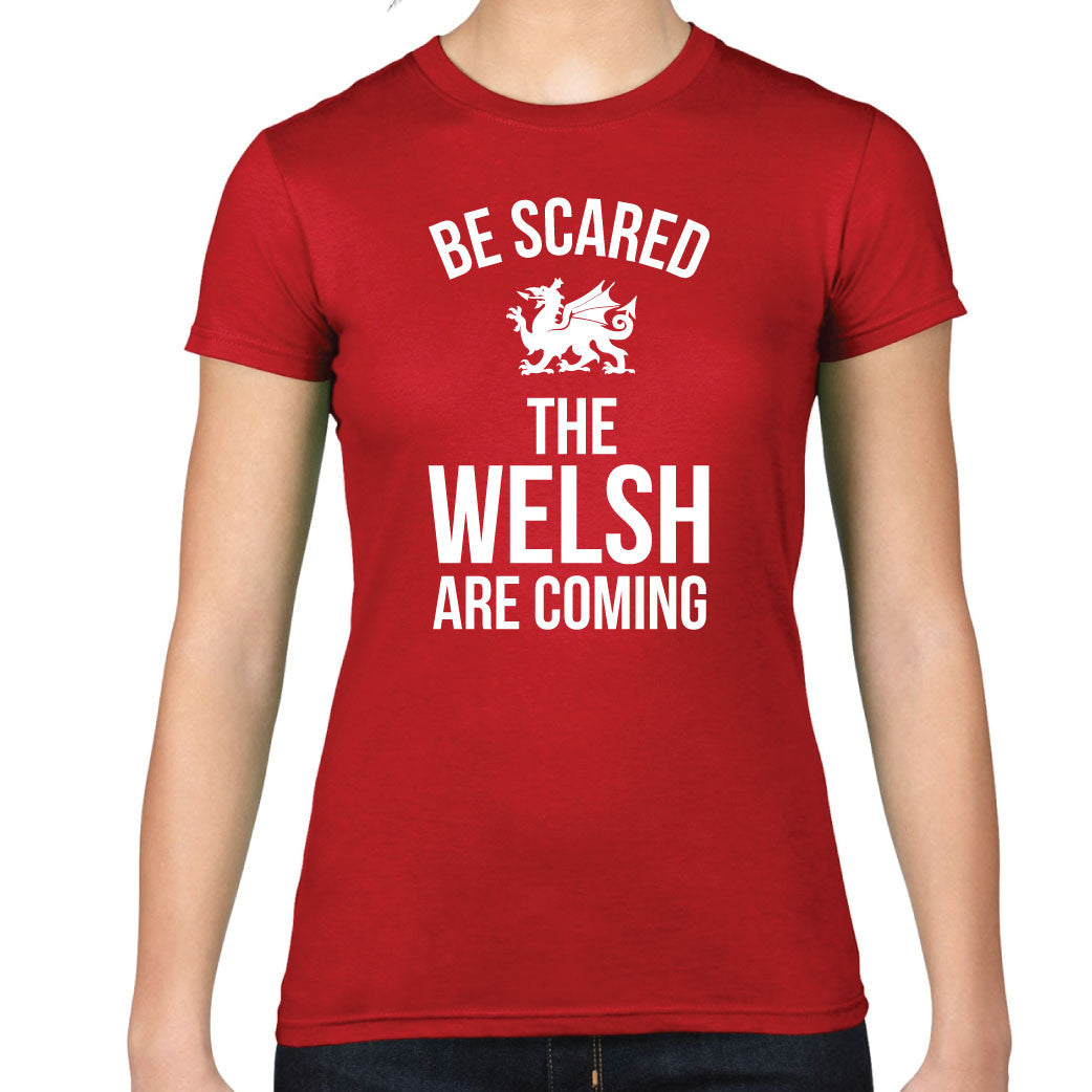 Ladies Be Scared Welsh Rugby T-Shirt