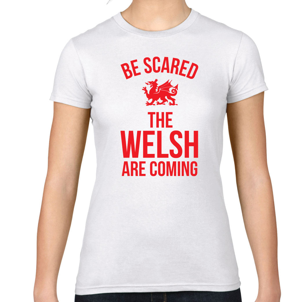 Ladies Be Scared Welsh Rugby T-Shirt