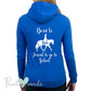 Born to Ride Forced to go to School Funny Equestrian Hoodie