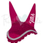 Personalised Fly Veil Ear Bonnet - Script Design