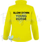 Soft Shell Body Warmer Gilet Jacket - Slow Down Young Horse