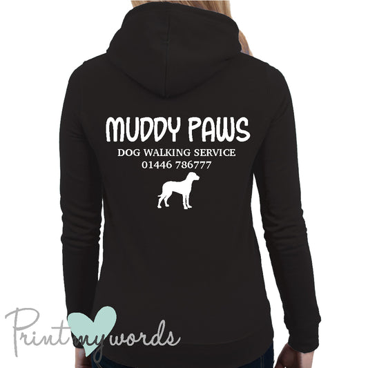 Business Style Personalised Dog Services Hoodie Canine