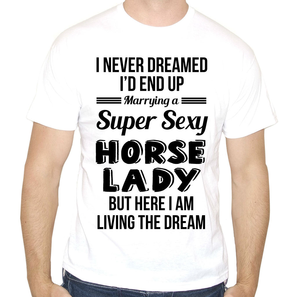 Men's Funny Sexy Horse Lady T-Shirt