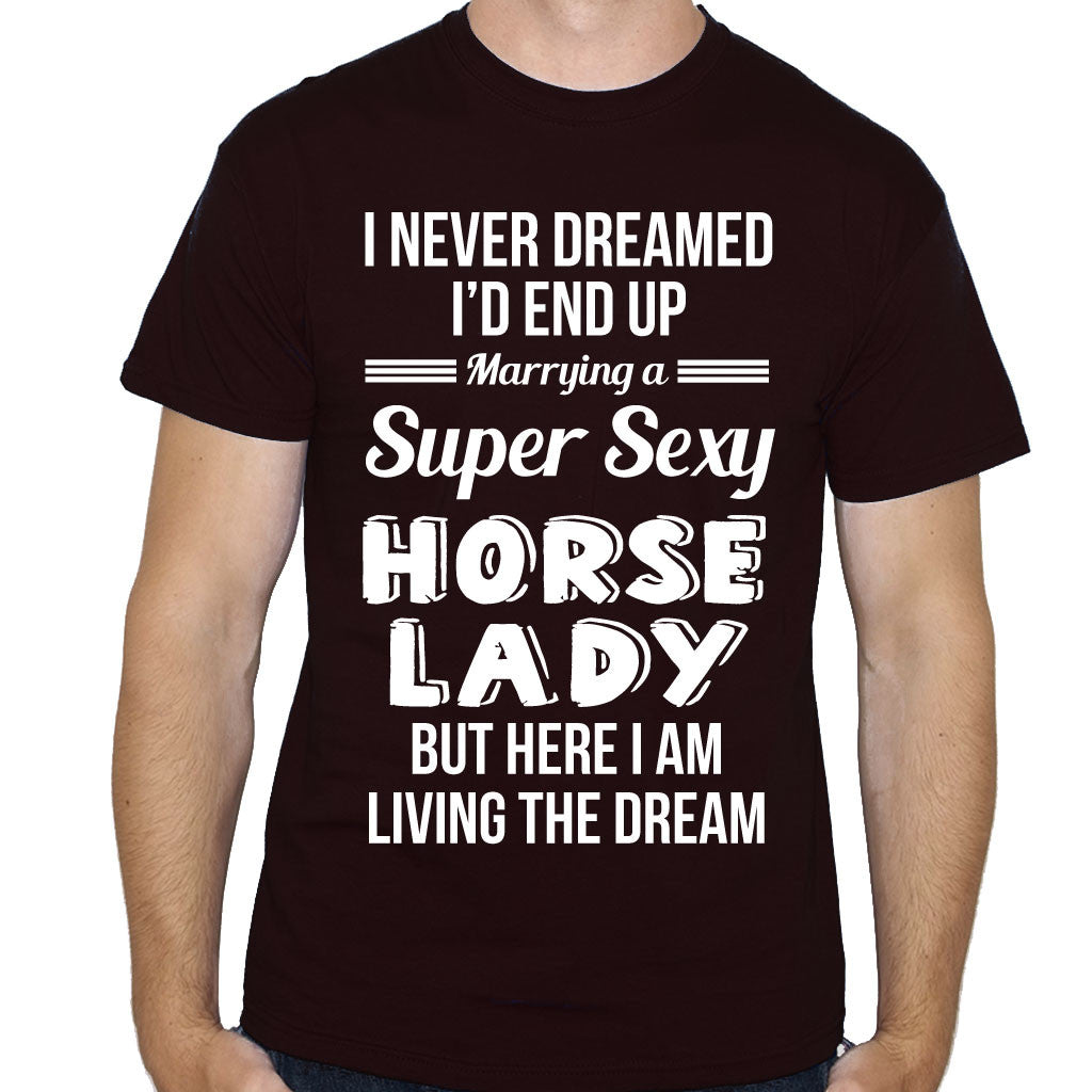 Men's Funny Sexy Horse Lady T-Shirt