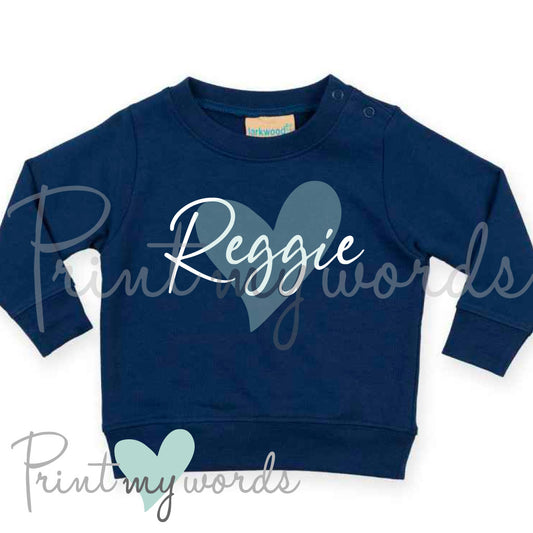 Personalised Toddler Baby Sweatshirt - Signature