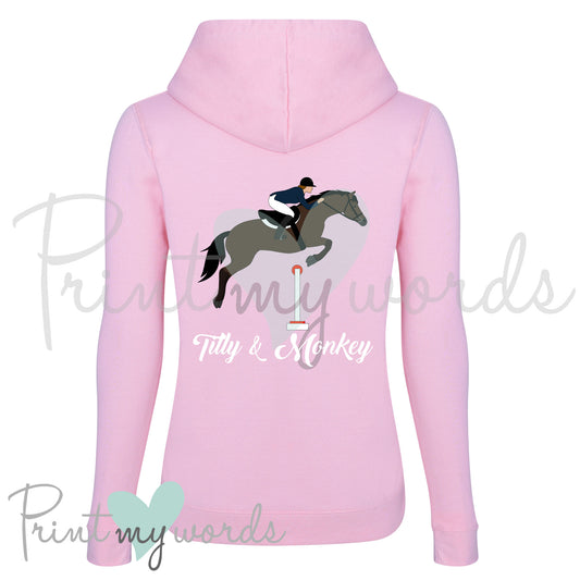 Fully Personalised Show Jumping Replica Horse Hoodie