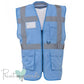 2025 Official PW&S High Visibility Hi Vis Equestrian Reflective Zip-Up Waistcoat CAMERA, 10mph, 2m