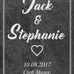 Slate Effect Personalised Wine Bottle Label