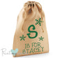 Personalised Christmas Sack - Snowflakes