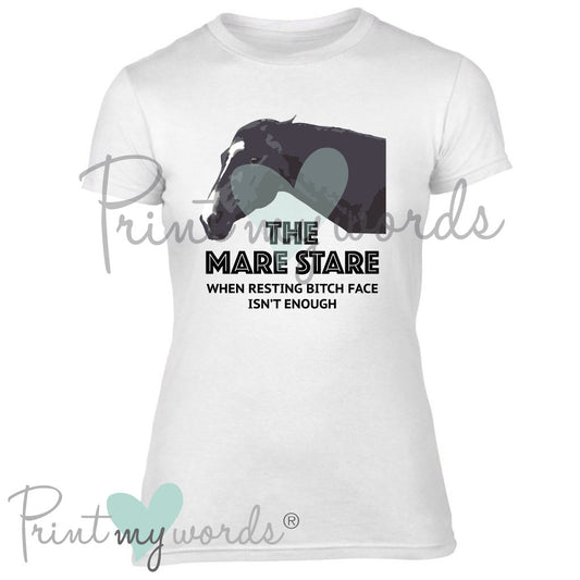 The Mare Stare Funny Equestrian T-shirt