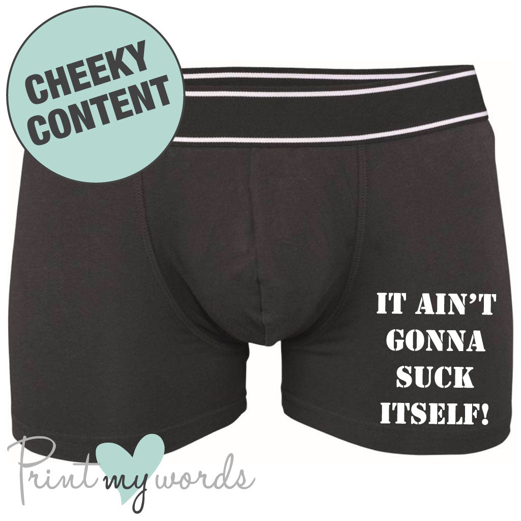 Men's Funny Suck Itself Boxer Shorts
