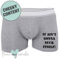 Men's Funny Suck Itself Boxer Shorts
