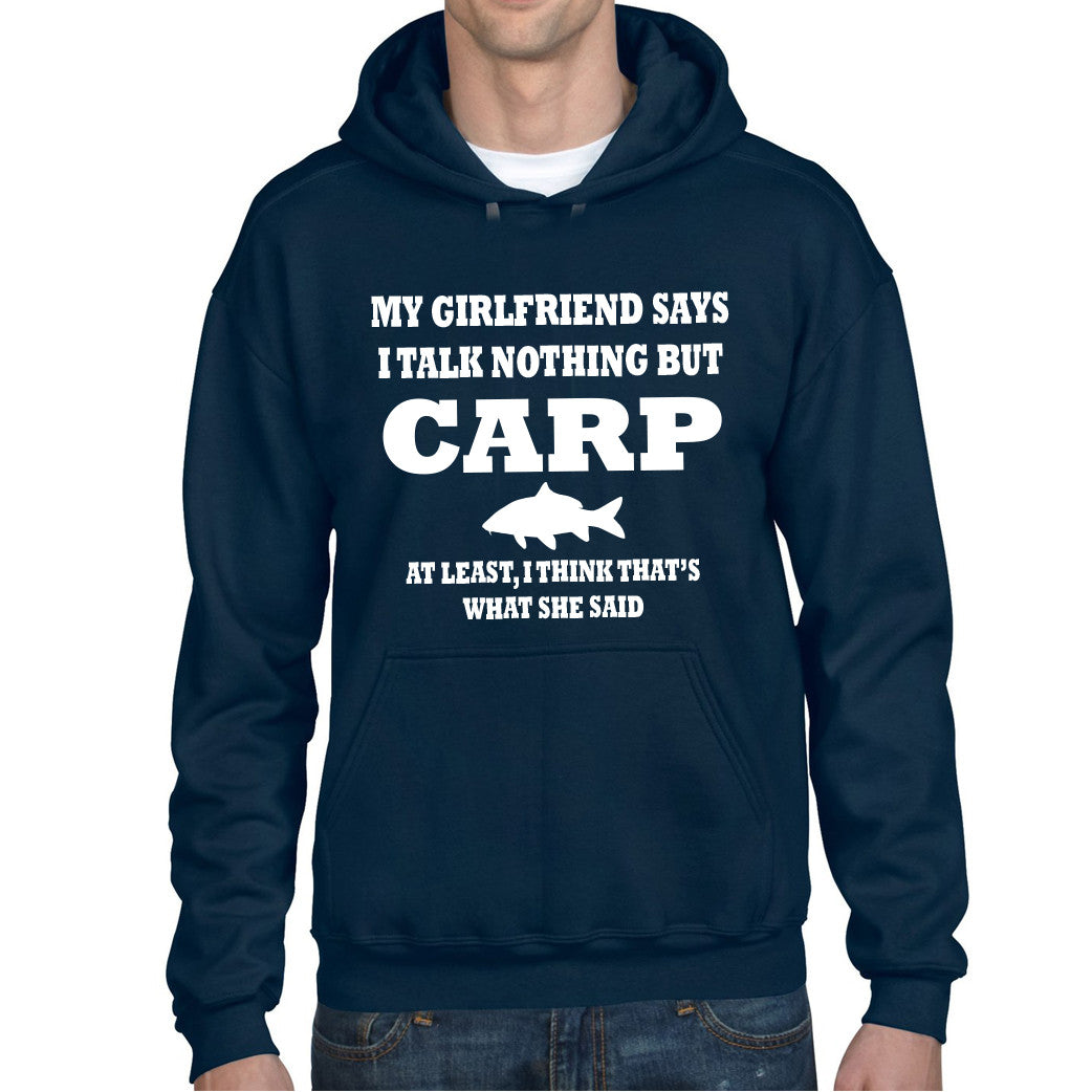 Men's Talking Carp Fishing Hoodie – Print My Words