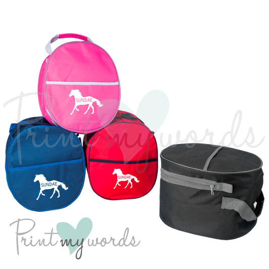 Personalised Hat Bag - Thoroughbred Design