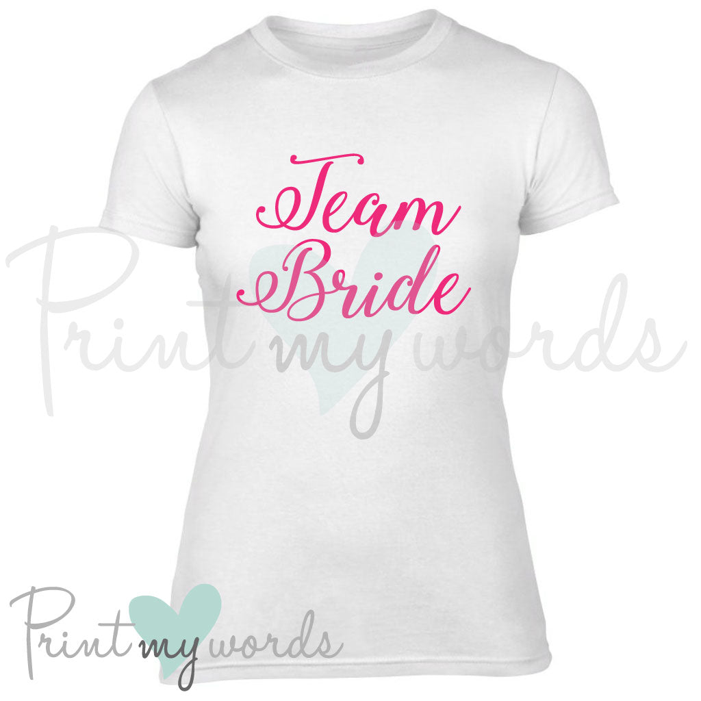 Hen Party T-Shirt - Team Bride