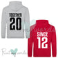 Personalised Together Since Couple Hoodies x2