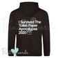 Unisex I Survived The Toilet Paper Apocalypse 2020 Funny Hoodie