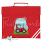 Children's Personalised Farm Tractor School Book Bag