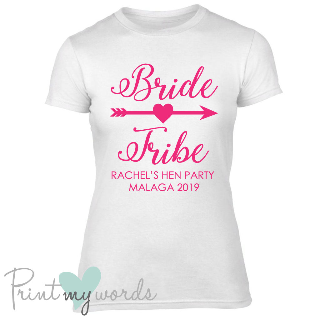 Personalised Bride Tribe Hen Party T-Shirt