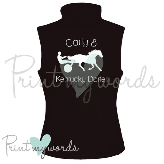 Personalised 'Trotter' Soft Shell Body Warmer Gilet Jacket