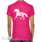 My Thoroughbred is a Twat Funny Equestrian Polo Shirt