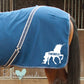 Personalised Equestrian Horse Pony Fleece Rug Cooler - Unicorn Style