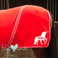 Personalised Equestrian Horse Pony Fleece Rug Cooler - Unicorn Style