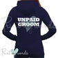 (Size 8) Ladies Unpaid Groom Funny Equestrian Hoodie
