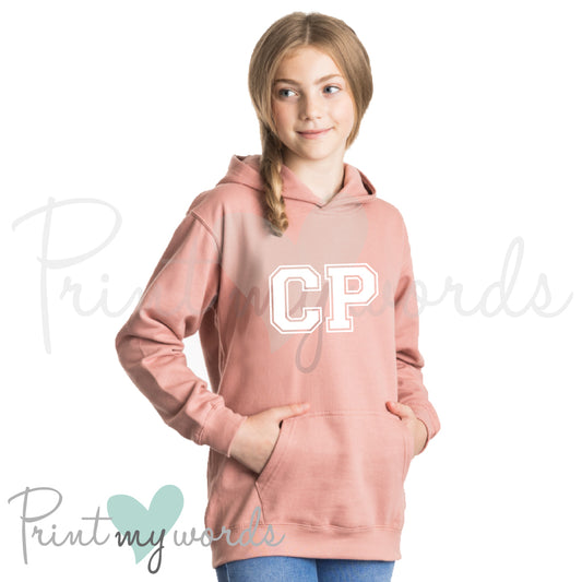 Children's Personalised Custom Hoodie - Varsity Design