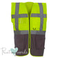 2025 Official PW&S High Visibility Hi Vis Equestrian Reflective Zip-Up Waistcoat CAMERA, 10mph, 2m