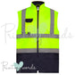 High Visibility Hi Vis Equestrian Reflective Waterproof Jacket Body Warmer GIVE SPACE